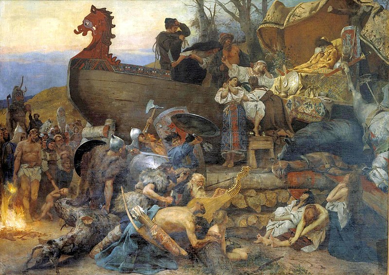 Funeral of Noble (Ibn Fadlan)/ Siemiradzki